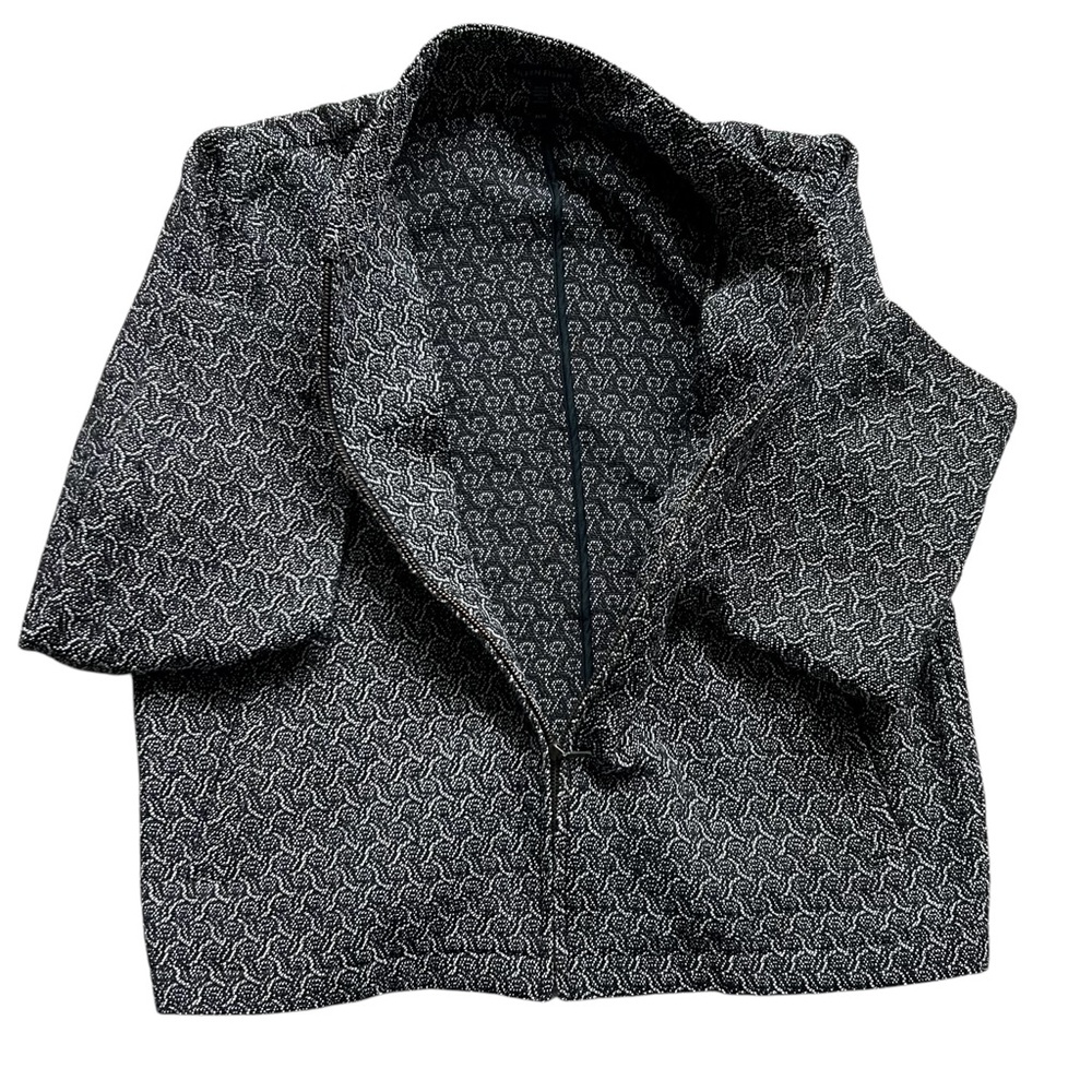Eileen Fisher Rosette Jacquard Jacket Lightweight Size M - Picture 6 of 13